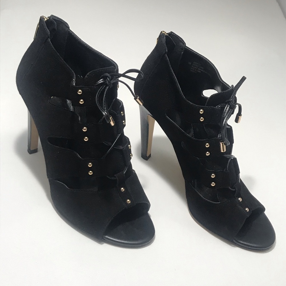 ISOLA Leather Cage Peep Toe Heels